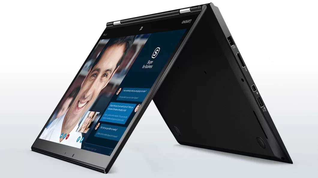 Lenovo ThinkPad X1 Yoga in Tent Mode