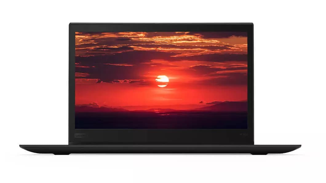 Thumbnail, Lenovo ThinkPad X1 Yoga (3rd Gen) front view with phenomenal FHD display.