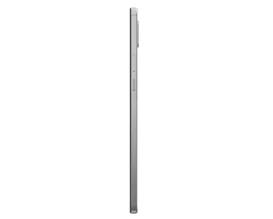 Vista del perfil lateral izquierdo de la tablet Lenovo Tab M9