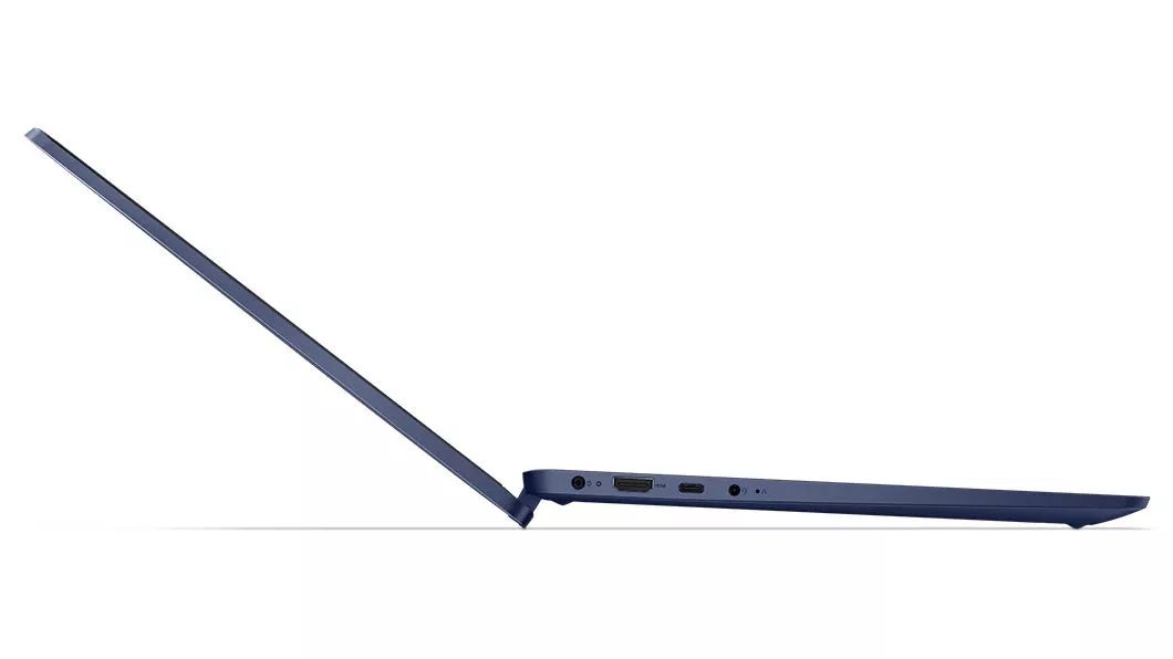 Zijaanzicht van de IdeaPad Flex 5 Gen 8-laptop, naar rechts gericht