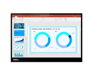 ThinkVision M14d(14型モバイル/2240×1400/IPS/USB-C) | 63AAUAR6JP