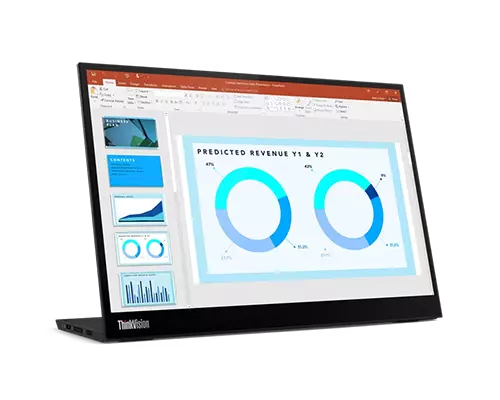 Lenovo ThinkVision M14d 保証付、付属品一式あり ThinkVision M14d(14型モバイル/2240×1400/IPS/USB-C) | 63AAUAR6JP