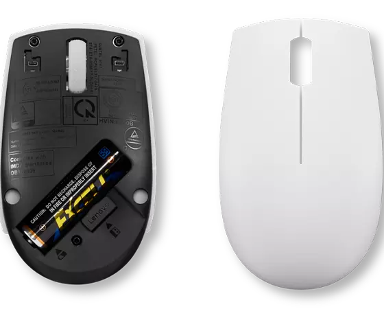 Lenovo 300 Wireless Compact Mouse (Cloud Grey)