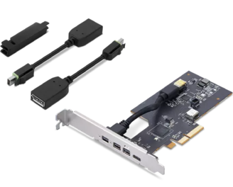 ThinkStation Thunderbolt 4 PCIe Expansion Card with HP Bracket