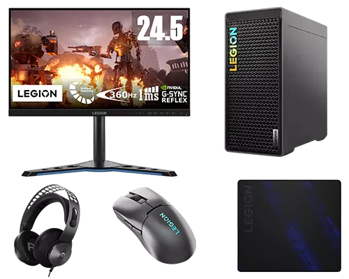 Lenovo Ultimate Gaming Bundle - 3 13th Generation Intel(r) Core i7-13700F Processor (E-cores up to 4.10 GHz P-cores up to 5.10 GHz)/Windows 11 Home 64/1 TB SSD  Performance TLC + 1 TB 7200rpm HDD 3.5" SATA