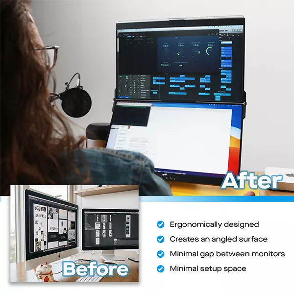 Mobile Pixels Geminos 24 inch LED Monitor|78349993|Lenovo US