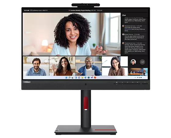 ThinkVision T24mv-30 23.8" FHD Video Conferencing Monitor (USB-C)