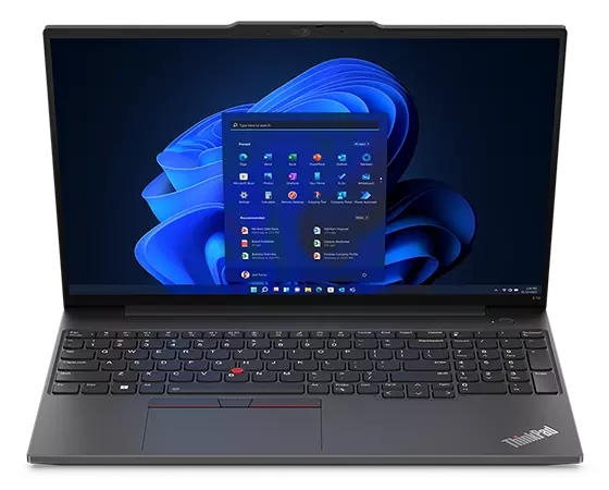 Front view of the ThinkPad E16 Gen 1 (16 AMD)