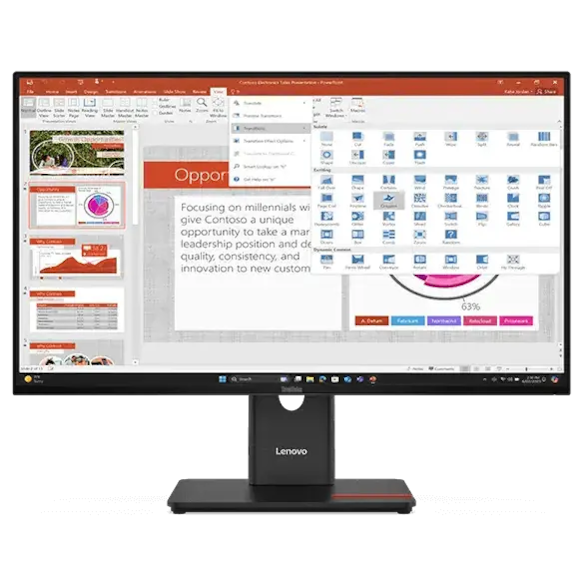 Thinkvision Monitor Model Numbers ThinkVision T27-40 68.58 cms (27) Monitor | 64A5MAR6IN | Lenovo India